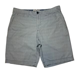 Penguin by Munsingwear Chino Golf Shorts Mens Size 32 Blue White Striped